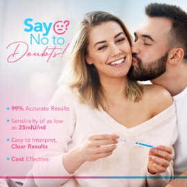 Clinical Guard Ovulation Test Strips Pack of 10 - Accurate Measurement Within 5 min - Ovulation Tests Cost-Effective Fertility Test for Women