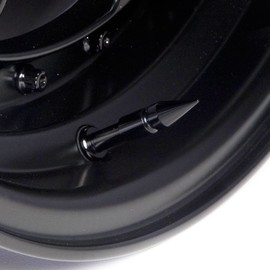 Circuit Performance VC6 Series Black Aluminum Valve Stem Caps (Set of 4)