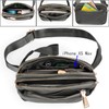 UTO-Fanny-Pack-for-Women-Belt-Bag Waterproof Nylon Fashion Slim Lightweight Waist Pack with 3