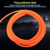 Polyurethane belt, orange smooth PU polyurethane round belt for drive