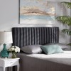 Baxton Studio Emile Headboards, Queen, Grey