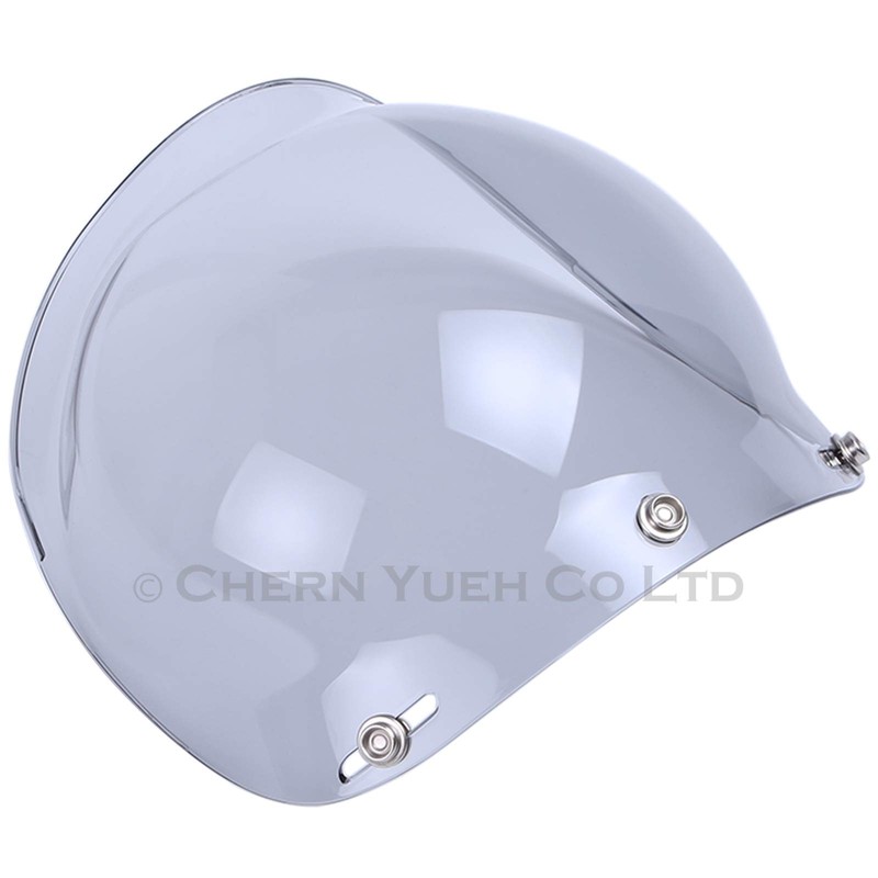 Chern Yueh Motorcycle Helmet Bubble Shield Visor (Light Smoke)