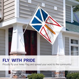 ANLEY Fly Breeze 3x5 Feet Newfounfland and Labrador flag - Vivid Color and UV Fade Resistant - Canadian Province Flag of Newfounfland and Labrador Polyester with Brass Grommets 3 X 5 Ft