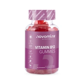 Vitamin B12 Gummies - Vegan - High Strength - 1 Month Supply - Vitamin B12 1000 MCG – Enriched with Vitamin C, B1, B2, B6, Biotin - Vitamin B12 Gummies Made by Novomins