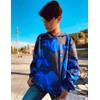 Enlifety Kids Hoodies Boys 3D Black Light Sweatshirts Novelty Pullover