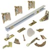 Johnson Hardware 170w363h Bi-fold Door Hardware Set, White, 36"