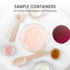 (Quantity: 25 Pieces) Beauticom 5G/5ML Round Clear Jars with Screw