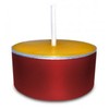 100% Beeswax Tea Lights in Red Aluminium Sleeves Pack of