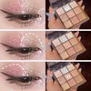 9-Color Glitter Eyeshadow Palette - Shimmer & High Pigment, Long-Lasting,