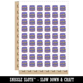 I'm Not Weird I'm Limited Edition Temporary Tattoo Water Resistant Fake Body Art Set Collection - 54 1" Tattoos (1 Sheet)