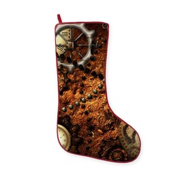 CafePress Steampunk Traditional Christmas Stocking 7.5"x19"
