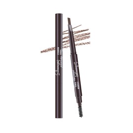 Eyebrow Pencil Dual-Ended Waterproof Retractable Slant Eye Makeup Cosmetic Tool