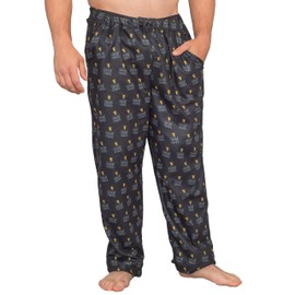 Costume Agent GOT That's What I do I Drink and I Know Things Black Lounge Pants (Adult Large)