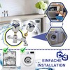 Double Tap for Washing Machine and Dishwasher Angle Valve 1/2