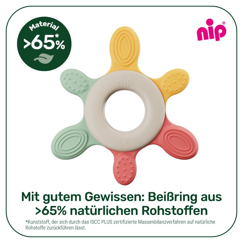 nip Teething Ring | Sustainable Teether for Babies from 3