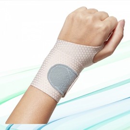 Comfortable Wrist Brace Sports Protector for Health & Exercise Strap Pink 2ea