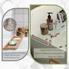 Acrylic Bathtub Tray Caddy, Clear Bath Shelf Tub Rack with