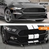 Car Front Spoiler Compatible with Ford Mustang 2015 2016 2017,ABS