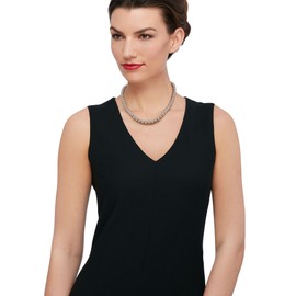 Ross-Simons Sterling Silver Jewelry Set: 8mm Bead Necklace and Stud Earrings. 18 inches