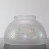 Satin Etched Glass Replacement Shade with 4 Inch Fitter