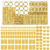 iCovalescent Pack of 110 Gold Hair Accessories for Braids, Adjustable