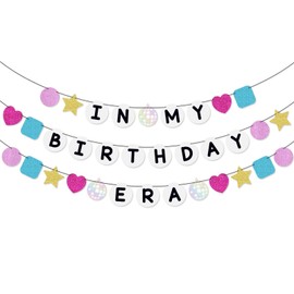 In My Birthday Era Girl Birthday Party Decorations Birthday Banner Supplies Themed Decor(03)