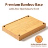 Umilife Bamboo Kitchen Drawer Organizer, 9 Inch Silverware Utensils Tray
