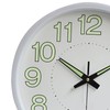 12 Inch Luminous Wall Clock Minimalist Round Quartz Clock for