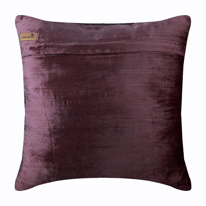 ザ ホームセントリック クッションカバー ベルベット 50x50 cm 梅 - Plum Shimmer