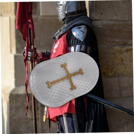 LIFKOME Play Shield Roman Cross Toys Kids Toy Shield Children Toy Party Supplies Plastic Sword Toddler Make up Kid Shield Grey