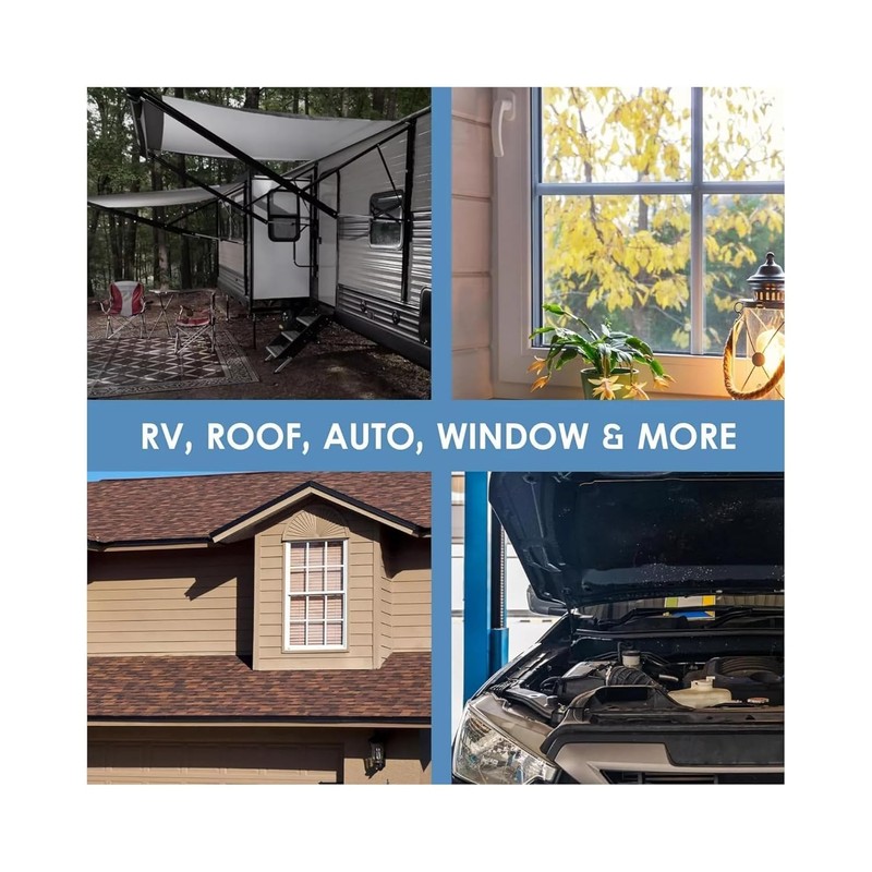 GASCARVN Butyl Seal Tape, Double Sided Leak Proof Waterproof Butyl