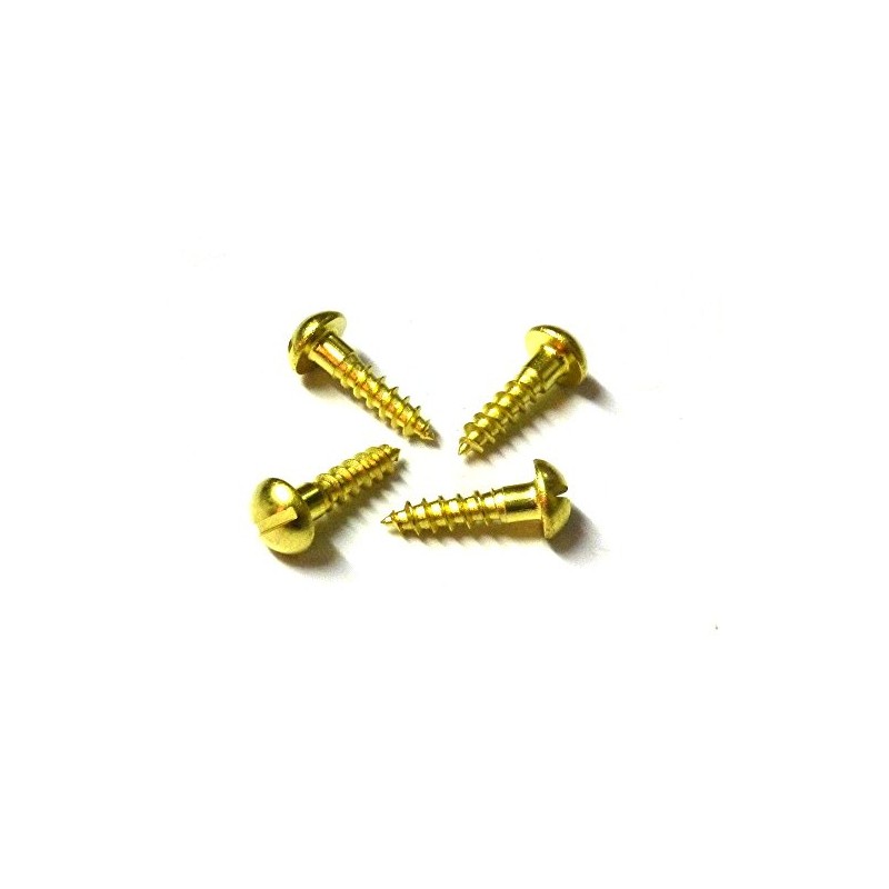 Pack of 100 Mini Wood Screws DIN 96 (Flat-Head Hexagonal