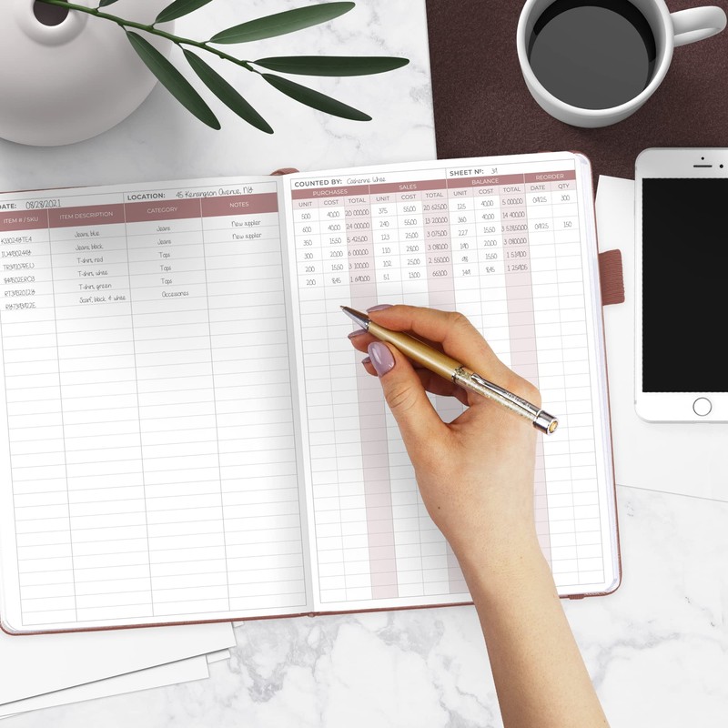 Clever Fox Inventory & Sales Log Book for Small Business