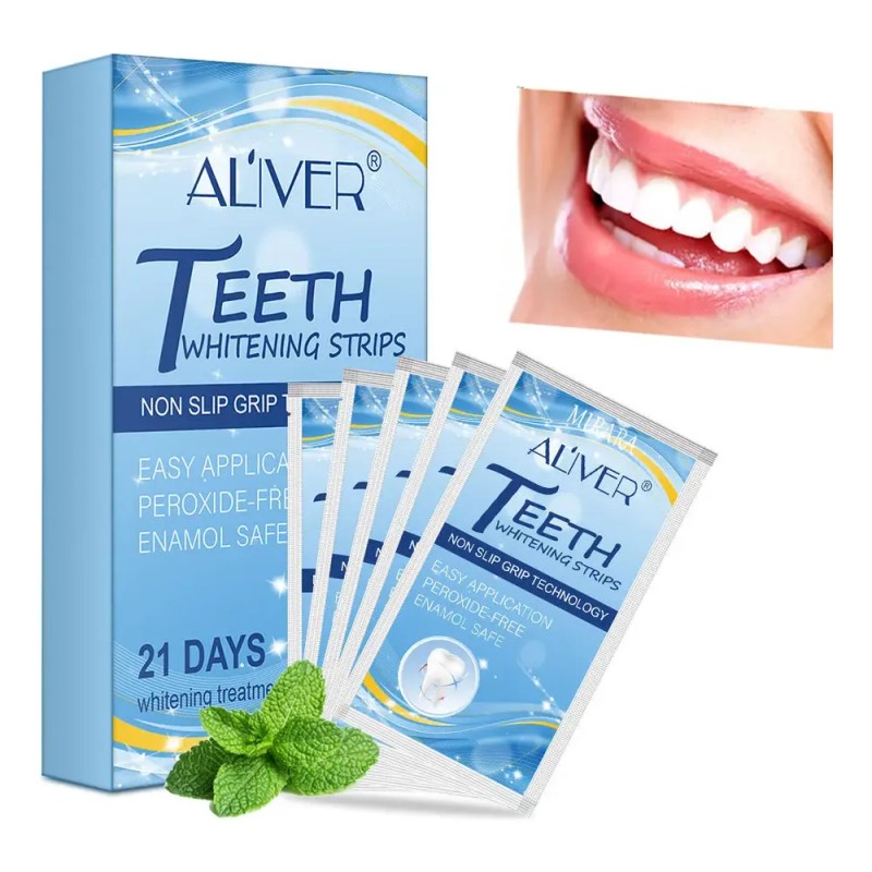 Tiras Blanqueadoras Dentales Elimina Manchas Naturalmente