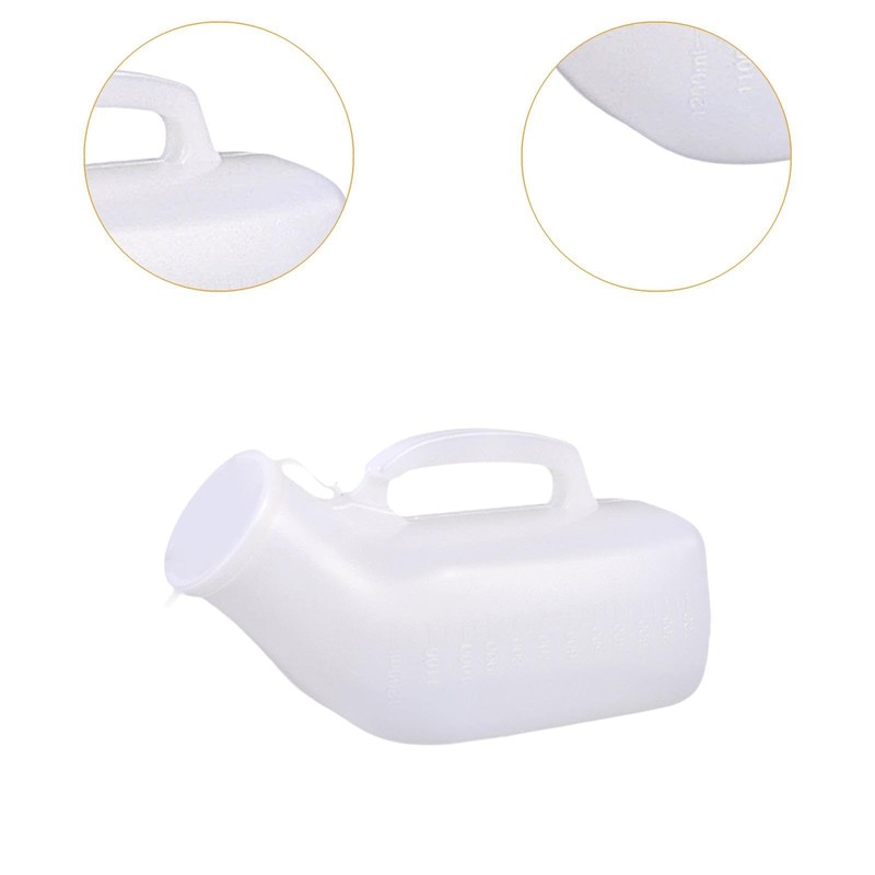 perfeclan Männliche Urinalflasche, männliche Urinal -Pee -Flasche, 1200 ml leckere