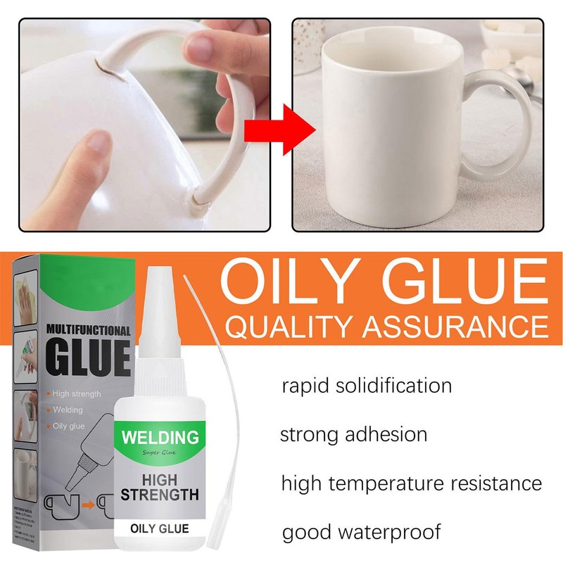 2Pack Welding High Strength Oily Glue, Magic Glue Strong &