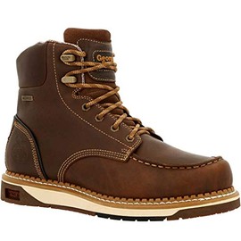 Georgia Boot Men's AMP LT Wedge Industrial Boot, Brown, 11.5 Wide