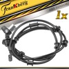 1 x ABS sensor with cable rear axle left for