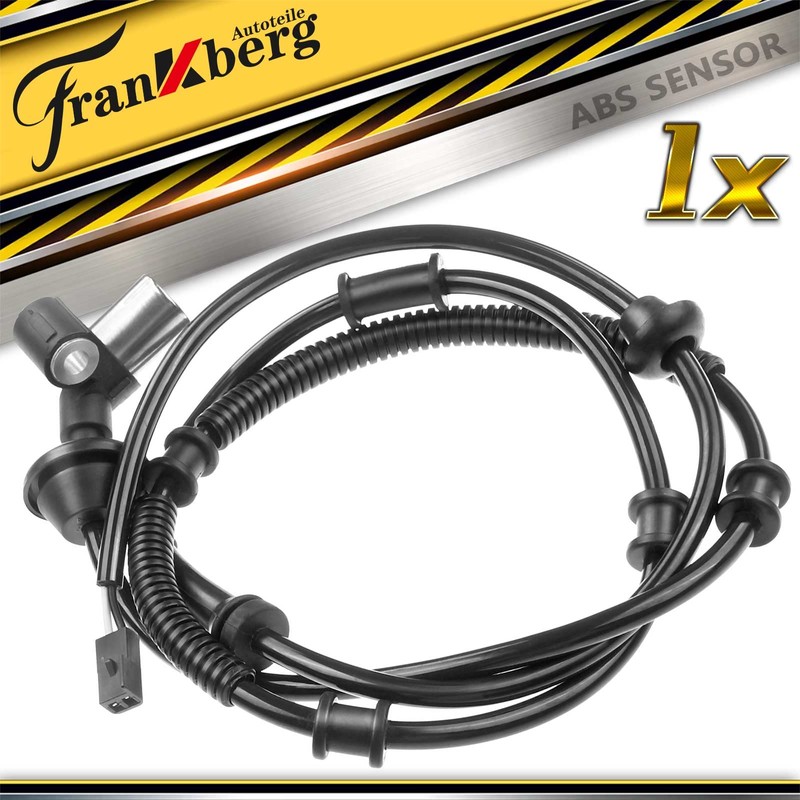 1 x ABS sensor with cable rear axle left for