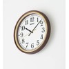 Seiko Clock Radio Brown Metallic Wall Clock Diameter 10.8 x