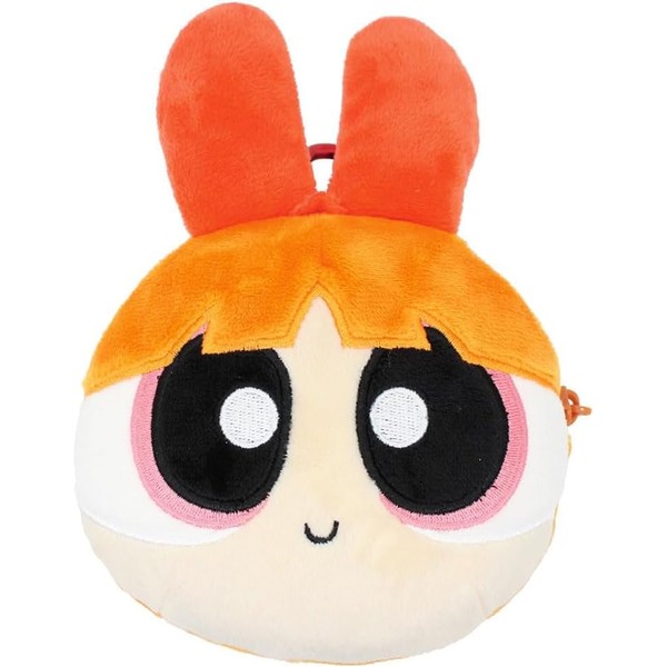 Tees Factory PW-5546229BL Powerpuff Girls Plush Zipper Mascot with Carabiner