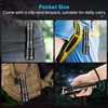 NAKCNM Rechargeable Flashlight High Lumens 2000, 5 Modes Small Powerful
