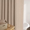 NDDYCU Beige Boho Shower Curtain with Arch Pattern Mid Centray