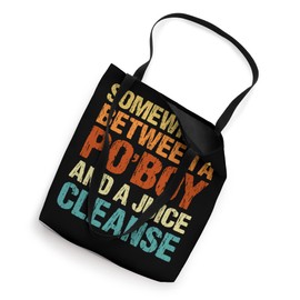 Funny Diet Po Boy and a Juice Cleanse Foodie Po'Boy Tote Bag