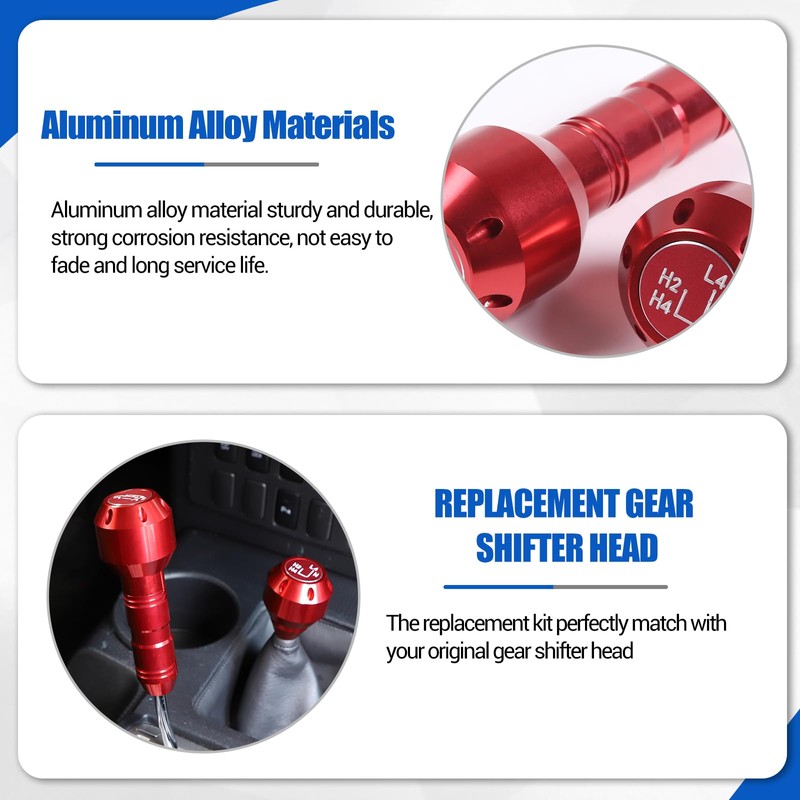 Fgtagtal Compatible with Toyota FJ Cruiser 2007-2021 Car Gear Shifter
