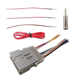 INGQI Car Radio Wiring Harness w/Antenna Adapter for Trailblazer 2002