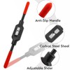 Bestgle Adjustable Tap Wrench Handle for 3/16"-1/2" / Metric M4-M12