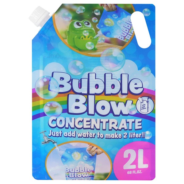 Bubble Blow Concentrate Liquid Soap Bubble Refill Solution Outdoor Toys Bubble Mixture for Bubble Machines Bubble Gun 80 ML - Just Add Water To Make 2 Ltr Bubbles