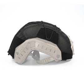Tactical Helmet Cover for Ops-Core SF,Bump Helmet in L/XL,Airsoft Hunting Gear Outdoor (BK)