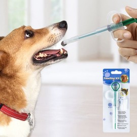 [PK] Pet Dog Cat Pill Feeder Gun Dispenser Green Pill Gun 6ea
